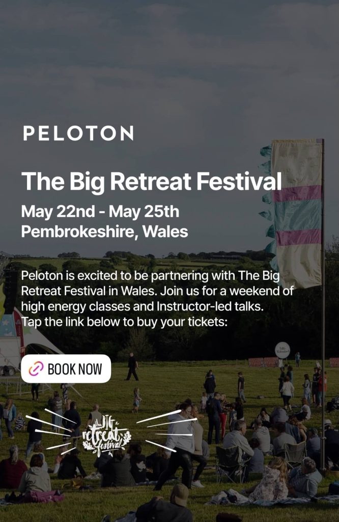 The Big Retreat Festival - announcement from peloton