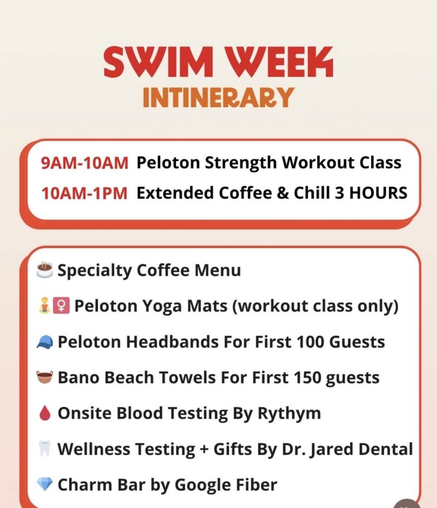 Tunde Oyeneyin Coffee and Chill - schedule of events