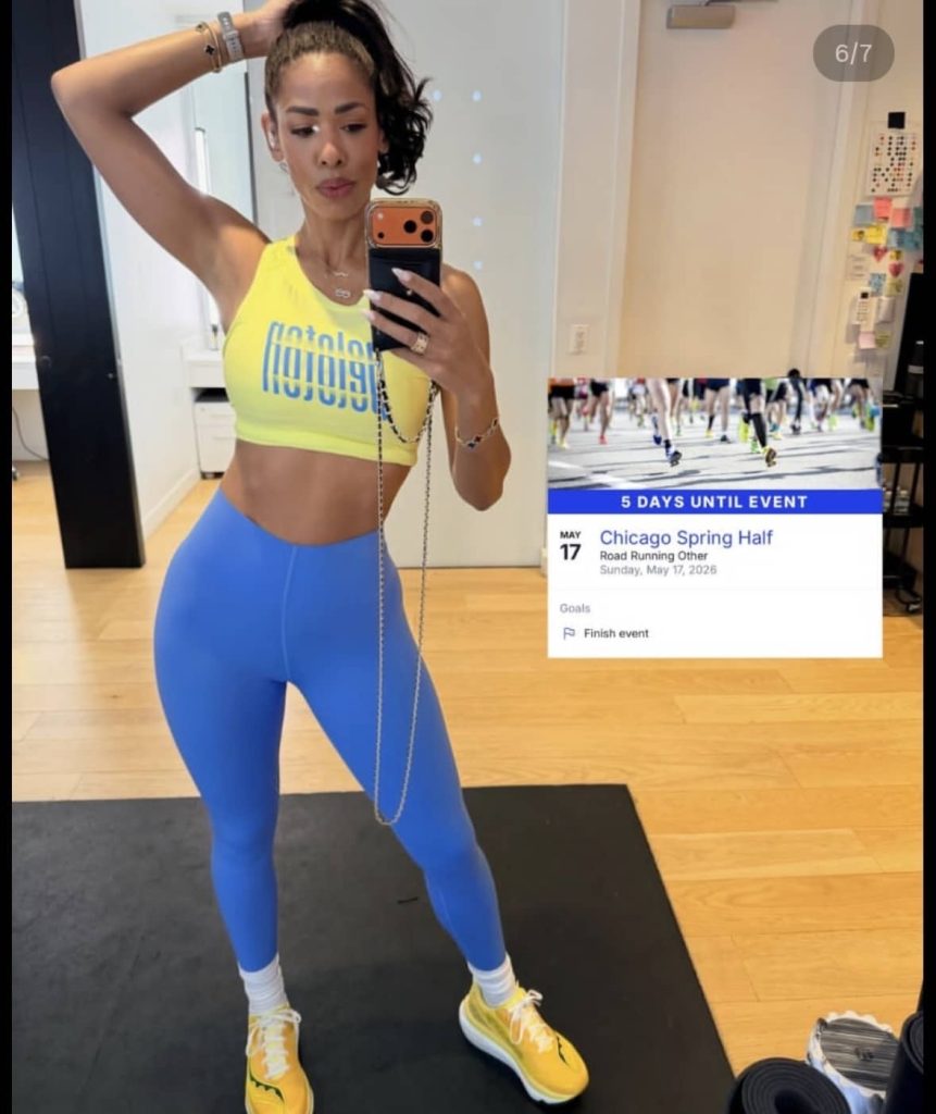 Peloton Instructors running - Kirsten saying few days left until Chicago