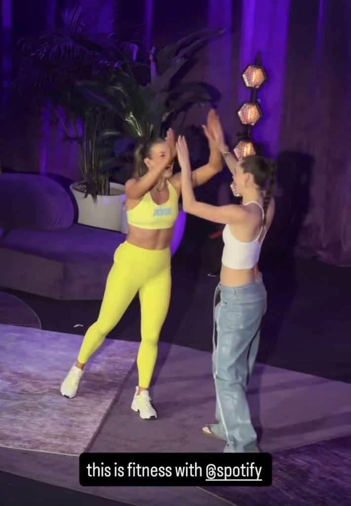Peloton Strength class - Rebecca and Sofi