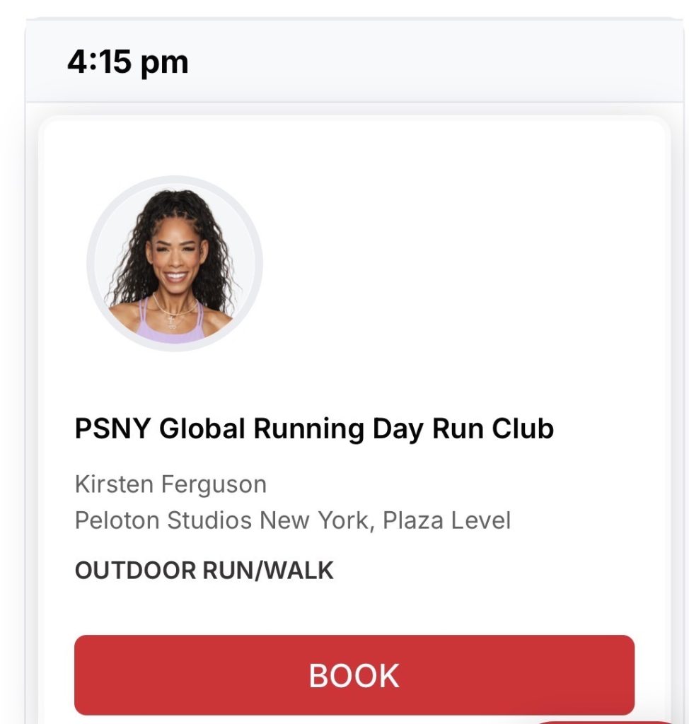 Peloton Studios New York Global Running Day