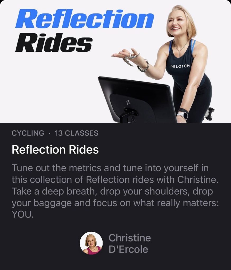 Peloton Reflection Ride - the collection
