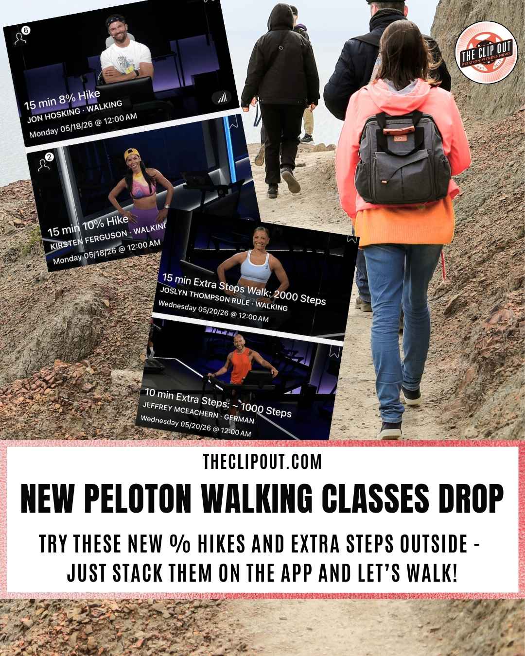 New Peloton Walking Classes Drop