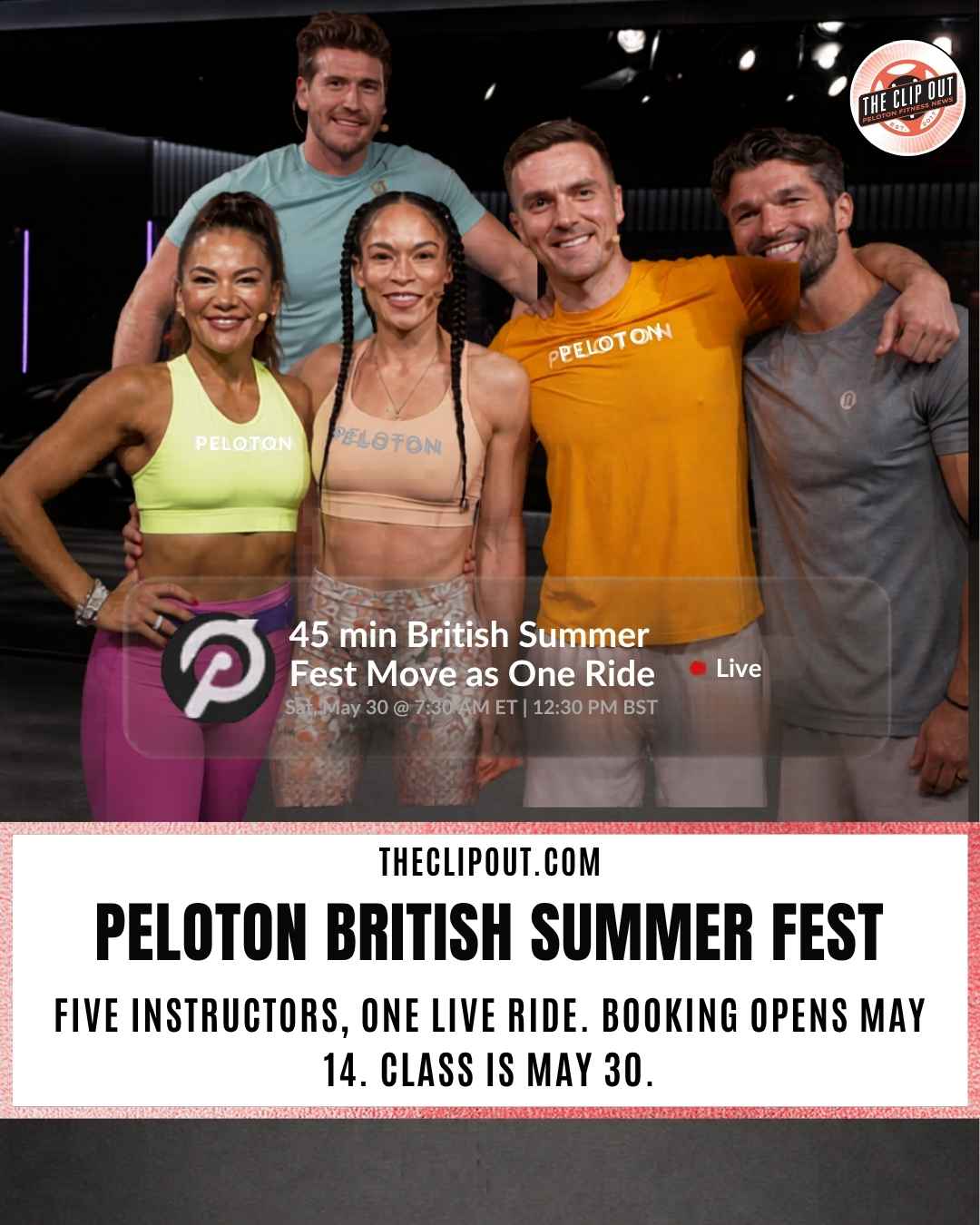 Peloton British Summer Fest Move As One
