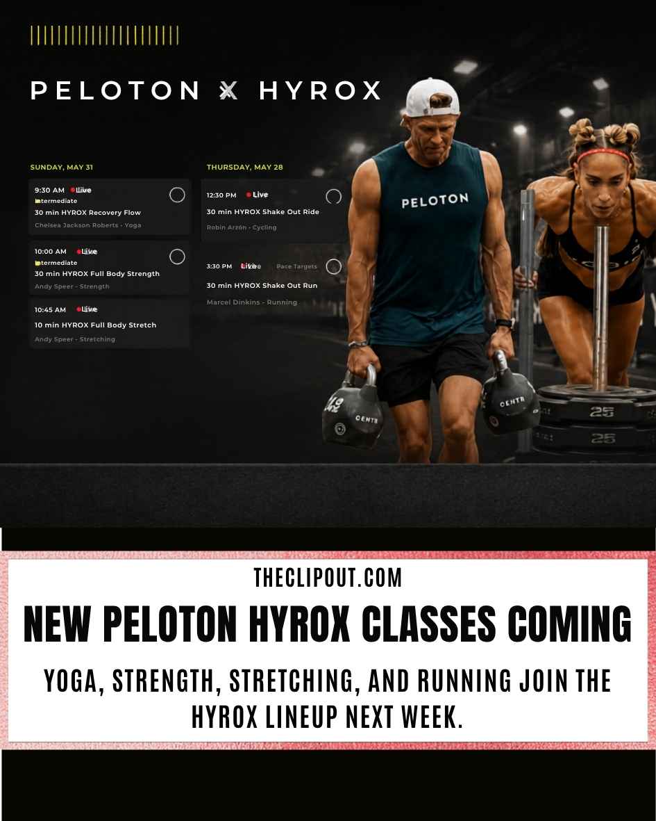 Peloton HYROX classes on the schedule