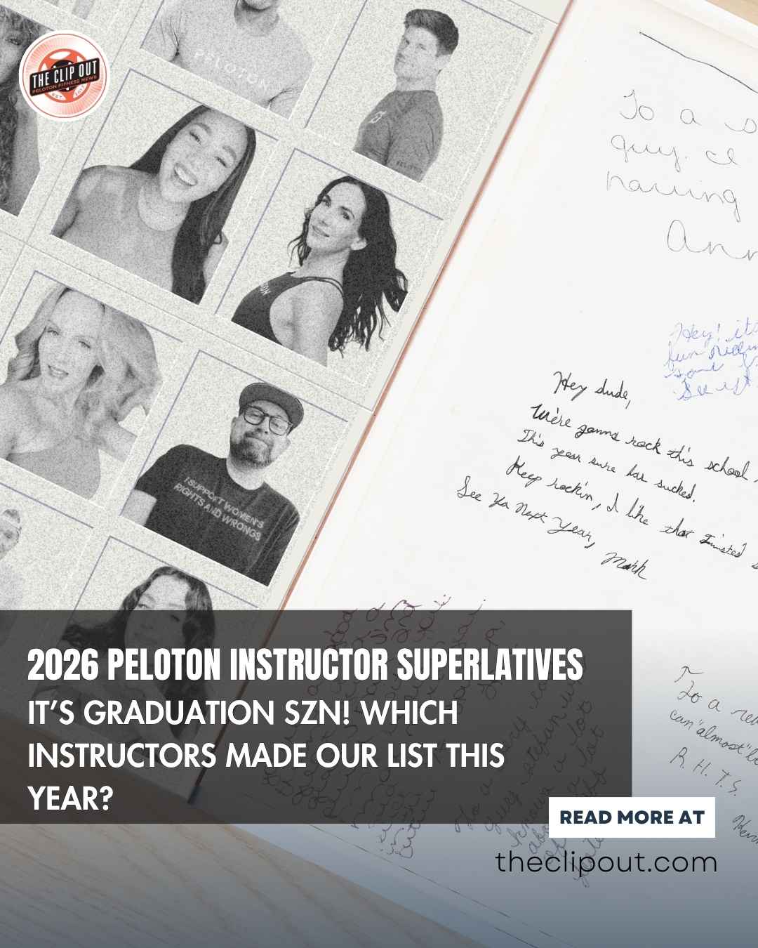 Peloton Instructor Superlatives 2026 IT’S GRADUATION SZN! WHICH INSTRUCTORS MADE OUR LIST THIS YEAR?