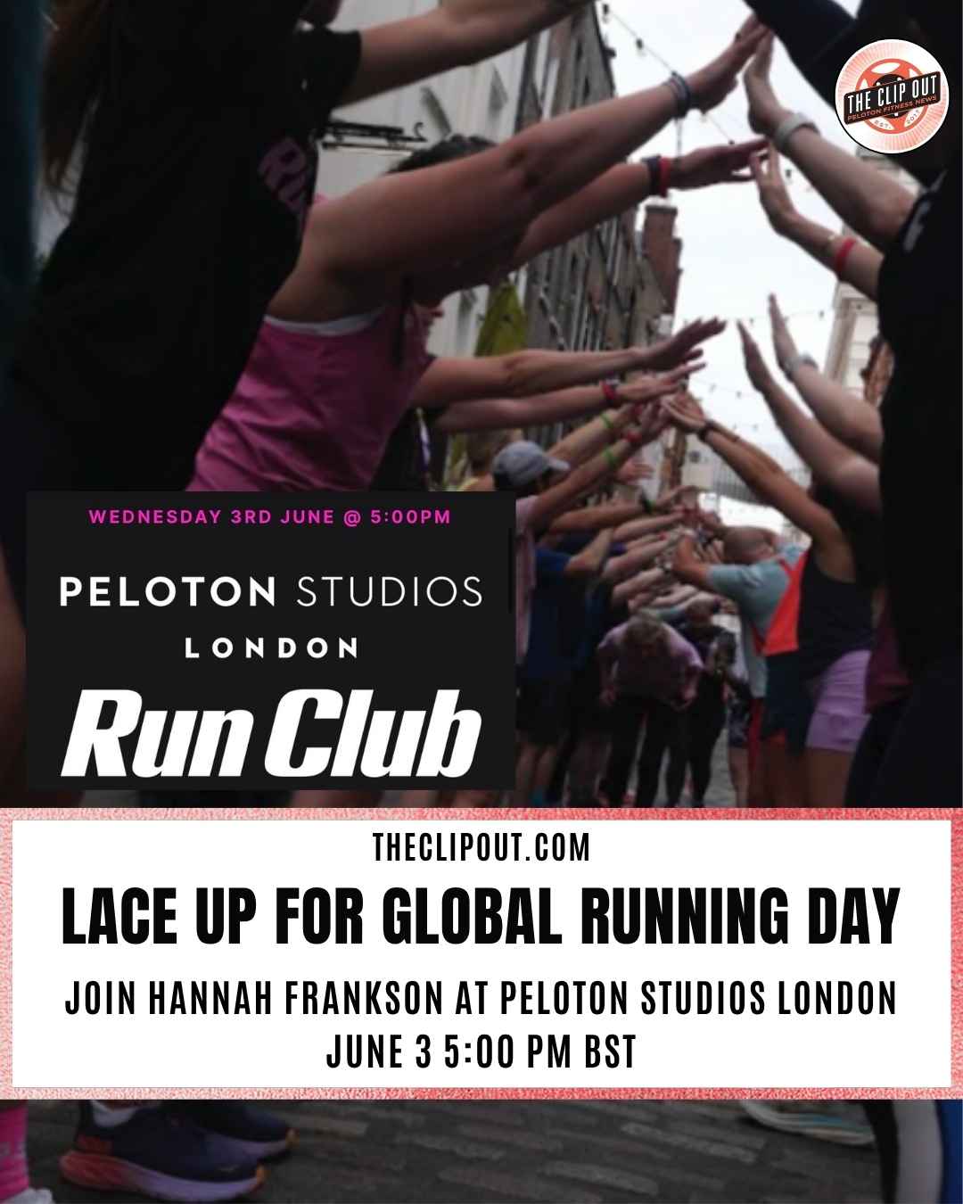 Peloton Studios London Global Running Day Run Club