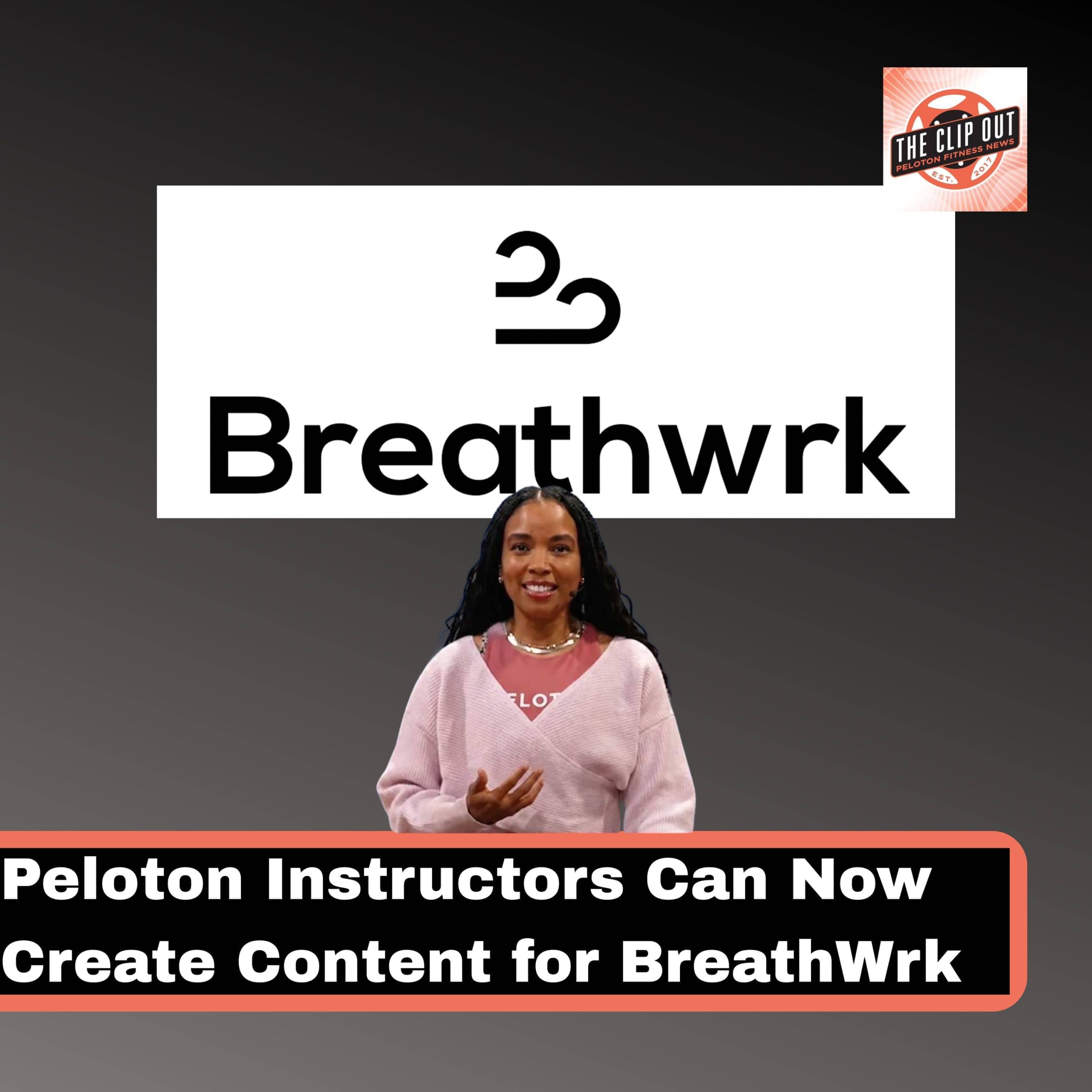 Peloton Instructor Can Now Create Content for Breathwrk