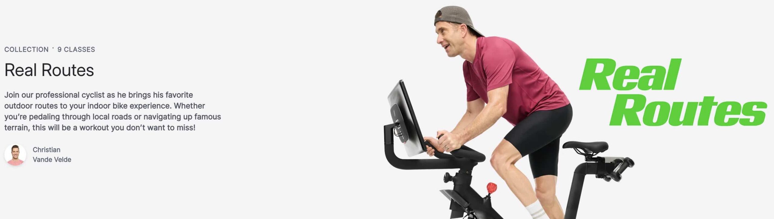 Peloton Real Routes Collection