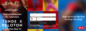 Tunde's Apparel Launch Preview Screen