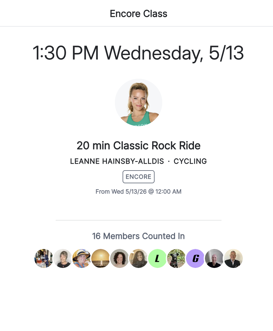 This Week at Peloton - Leanne 