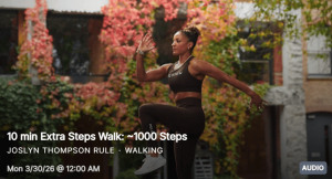 Managing Depression Extra Steps Walk