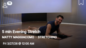 Improving Sleep Peloton Evening Stretch