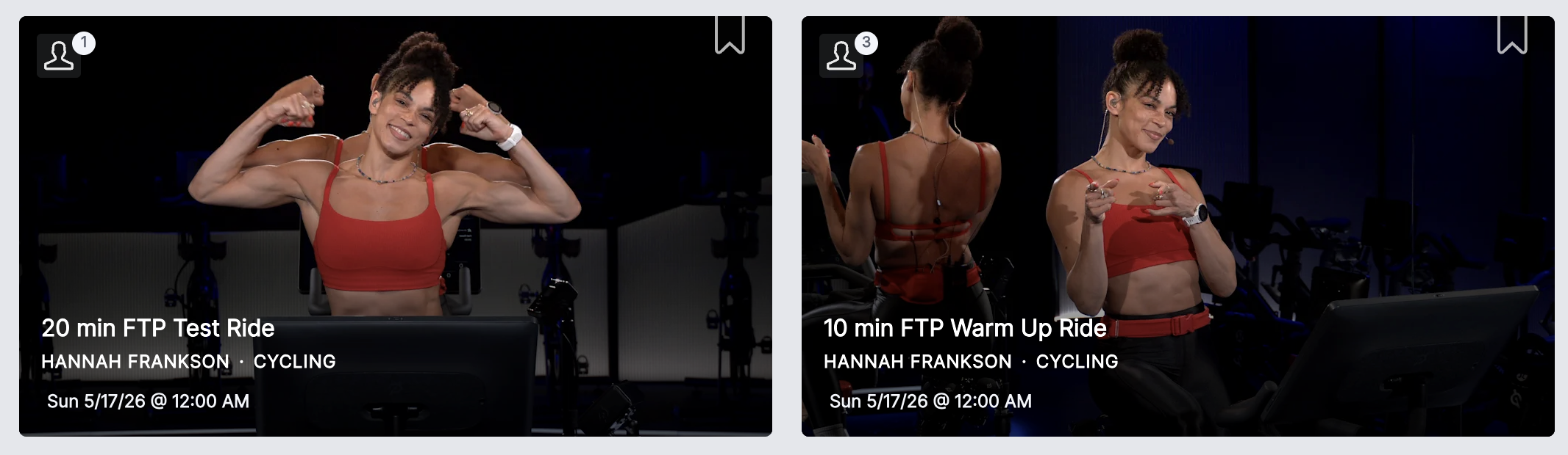 Hannah Frankson FTP test ride 2026 class thumbnails