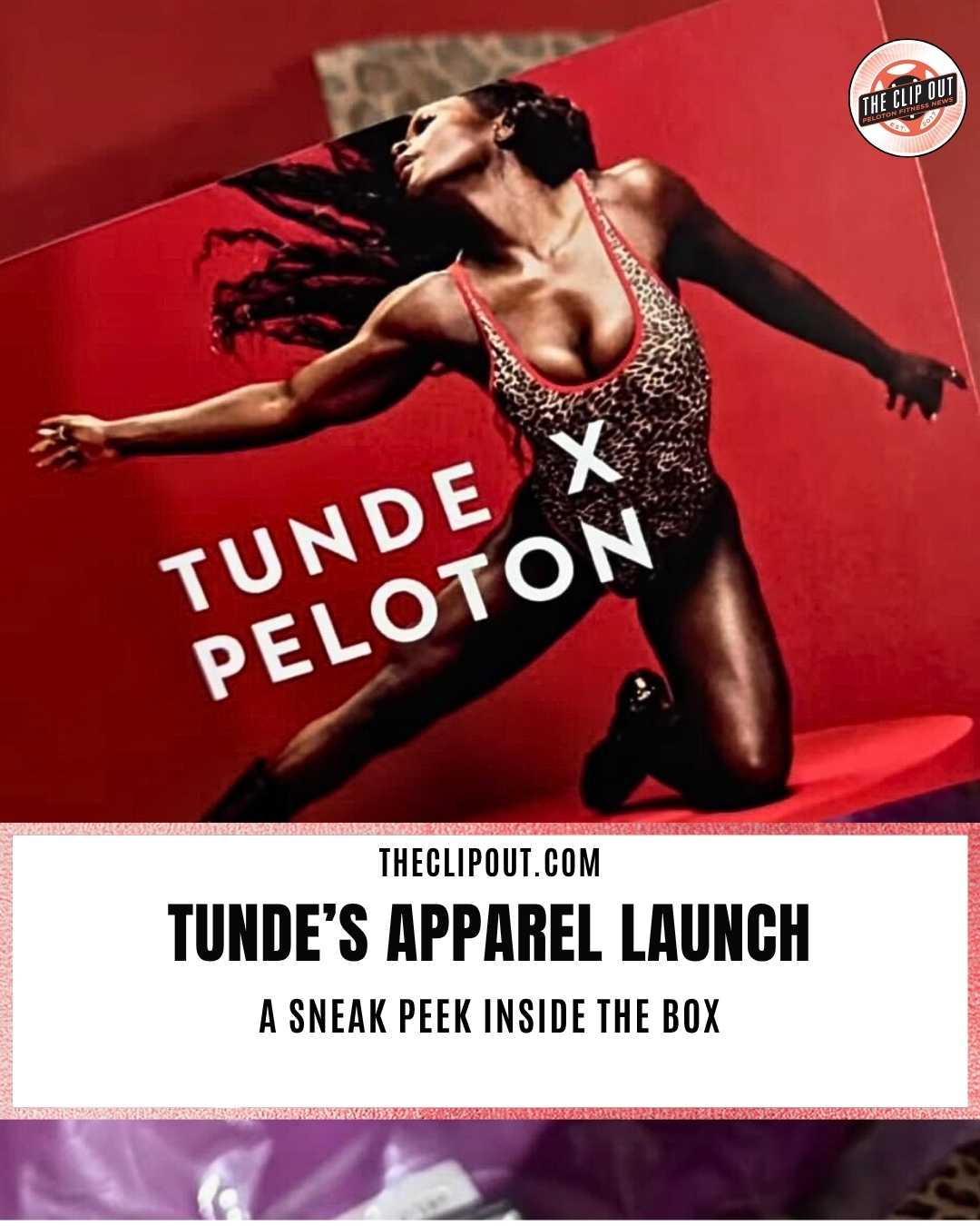 Tunde's Apparel Launch with Peloton Box Picture