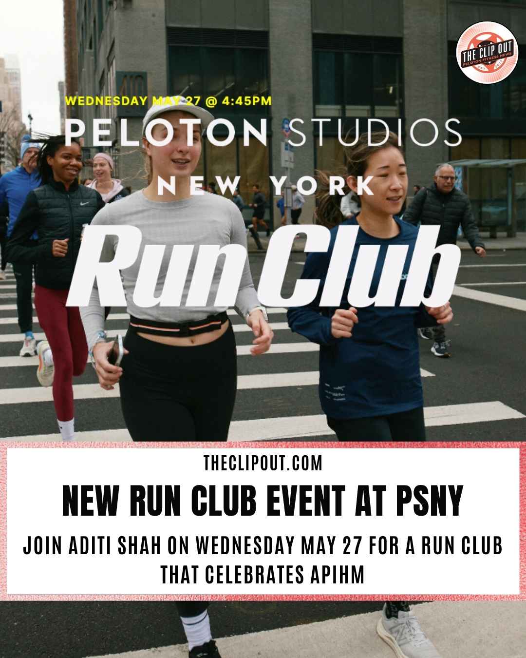 peloton apihm run club with aditi shah wednesday may 27