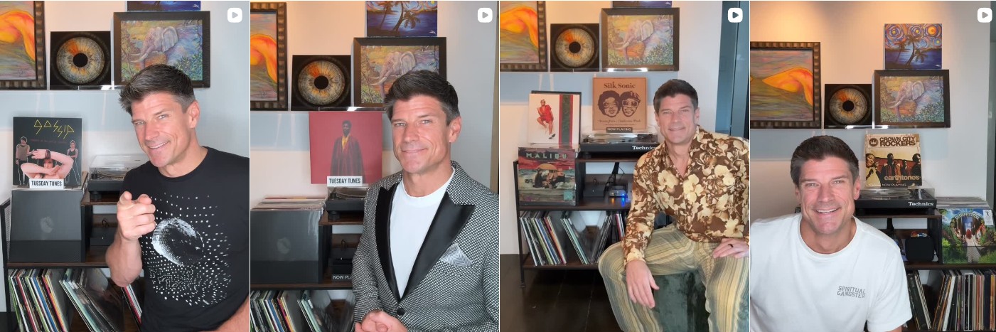 peloton instructor superlatives 2026 denis morton screen grab from tuesday tunes instagram series