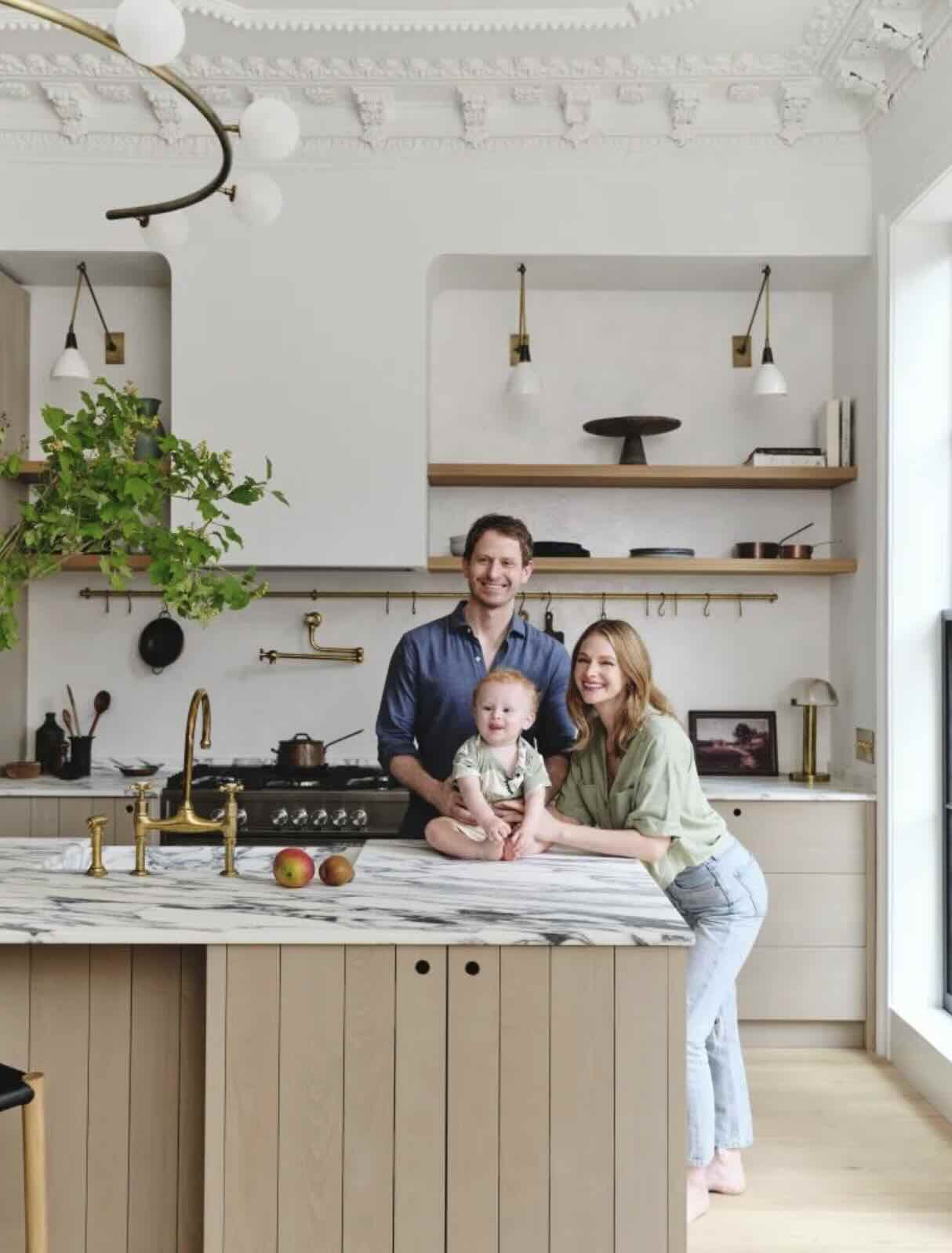 Anna Greenberg baby announcement - her growing family 