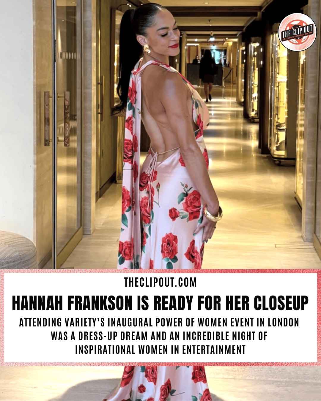 Hannah Frankson Power of Women Variety event London