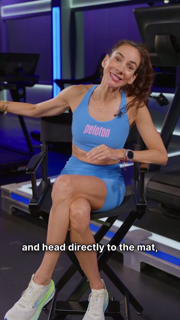 Peloton Run and Flow class format in the Peloton studio