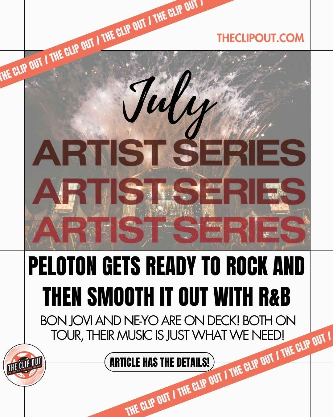 Peloton July Artist Series Overview 2026
