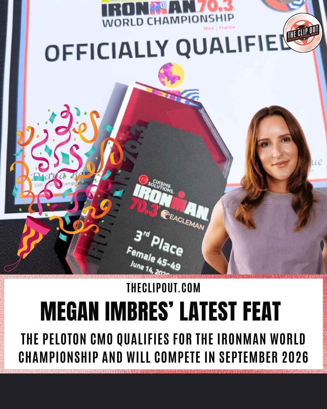 Peloton CMO Megan Imbres Qualifies for Ironman World Championship