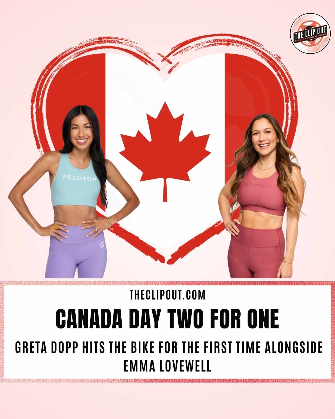 Peloton Canada Day ride