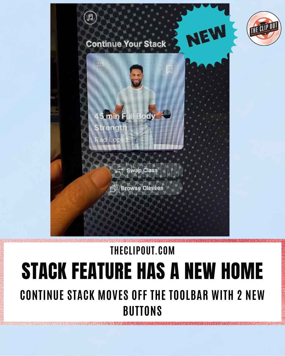 Peloton Moves Stack Feature