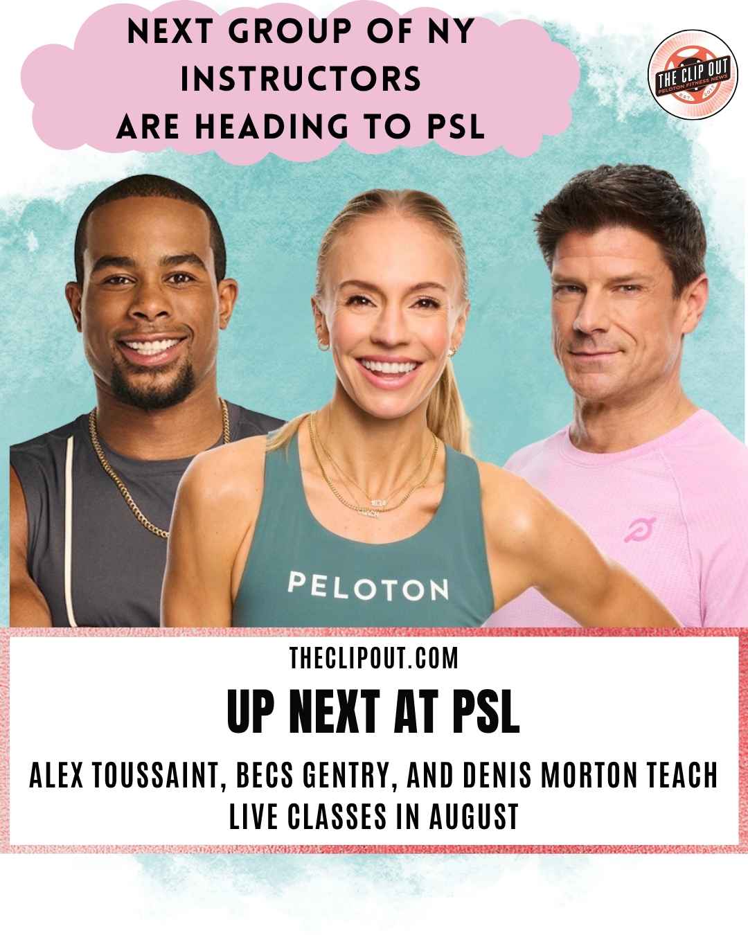 Peloton Studios New York instructors visit to PSL