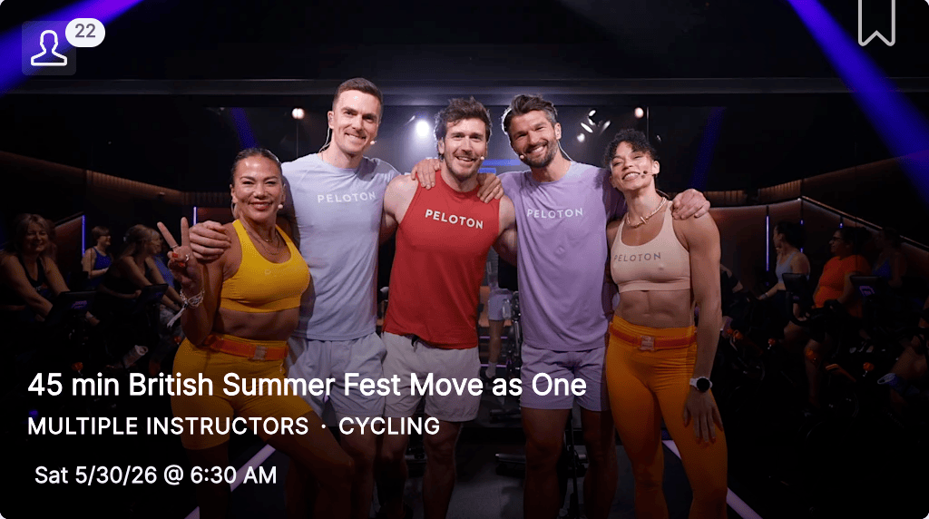 Best peloton classes move as one
