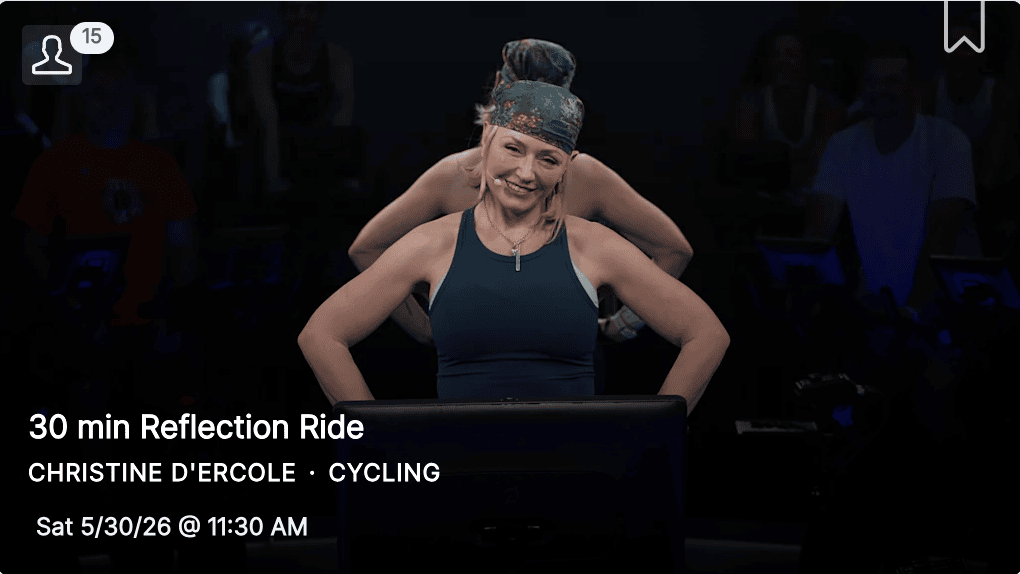Best Peloton Classes Christine