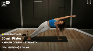 Peloton Pilates Hannah Corbin 2020