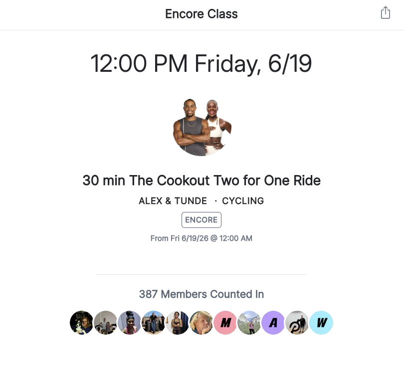 Peloton Juneteenth Classes The Cookout Ride