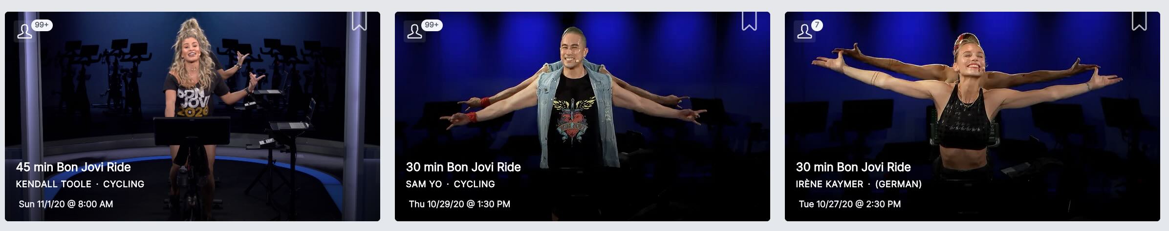 Existing classes 2020 Bon Jovi Artist Series