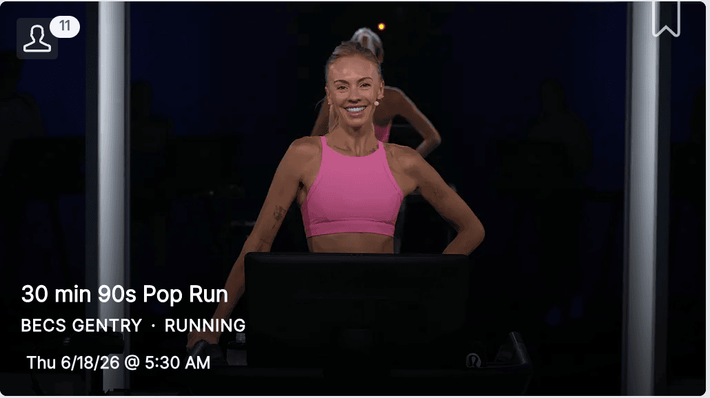 Best Peloton Classes - Run - Becs Gentry