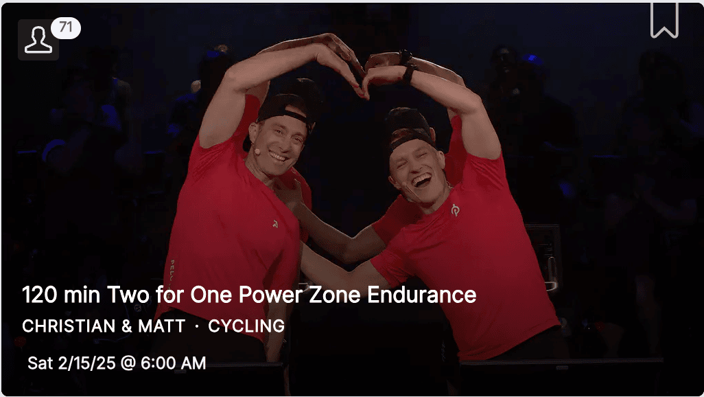 Best Peloton Classes - Power Zone