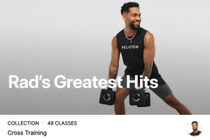 Rad's Greatest Hits Collection on Peloton