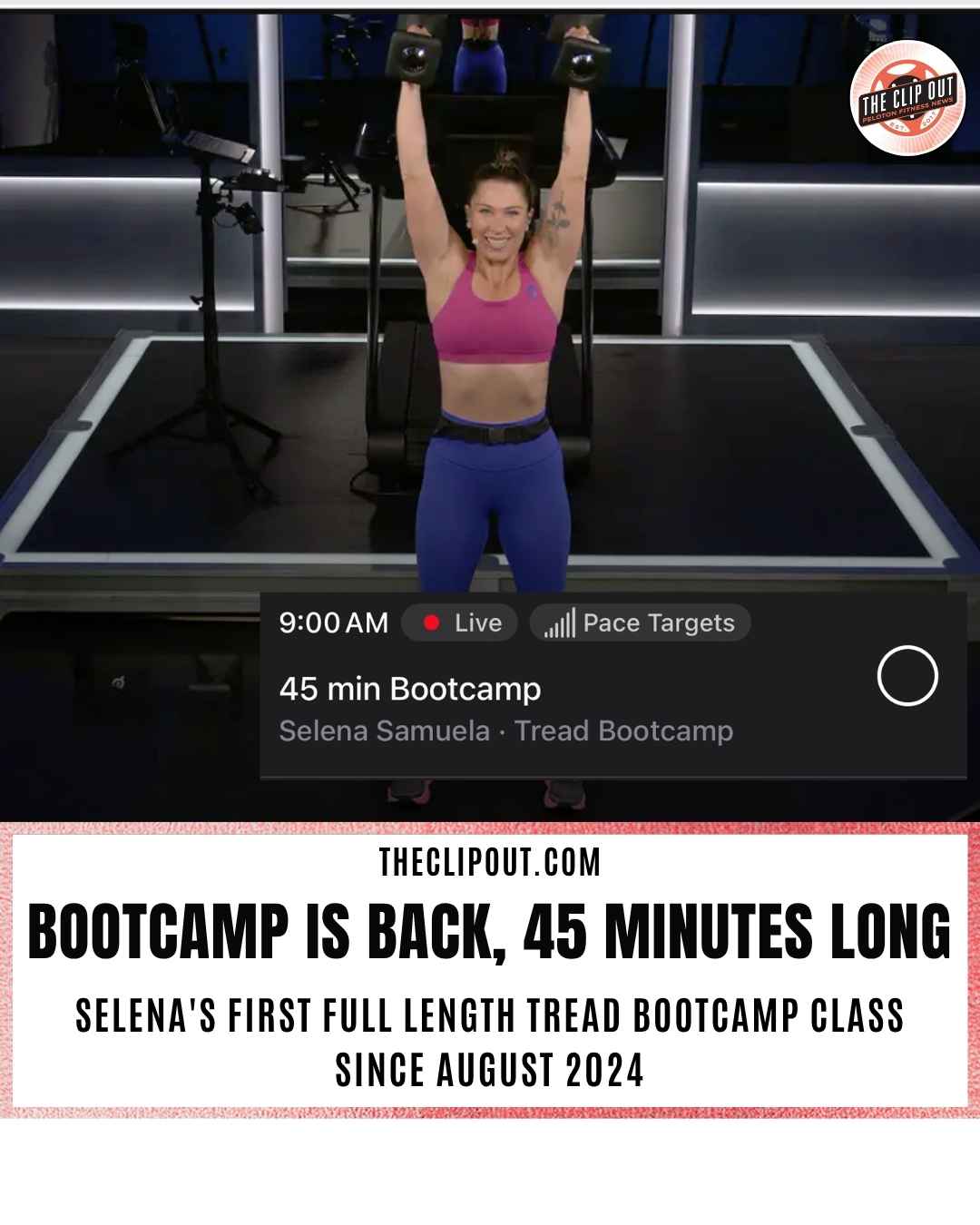 Selena Samuela Tread Bootcamp