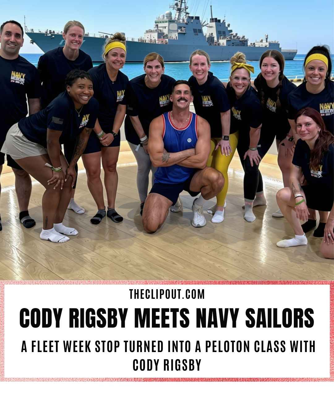 Cody Rigsby Peloton Class Fleet Week Class