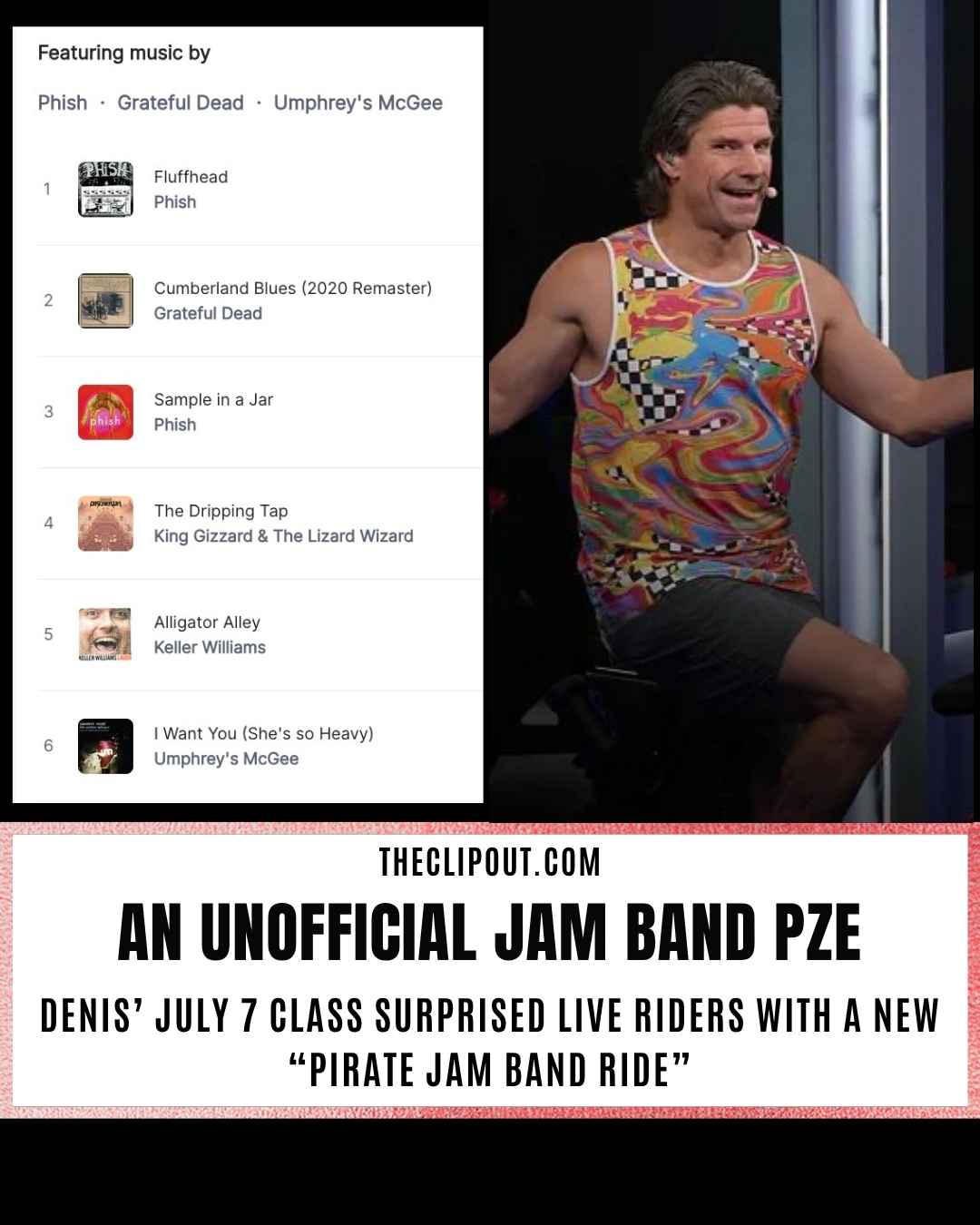 Denis July 7 Power Zone Jam band Ride Surprise