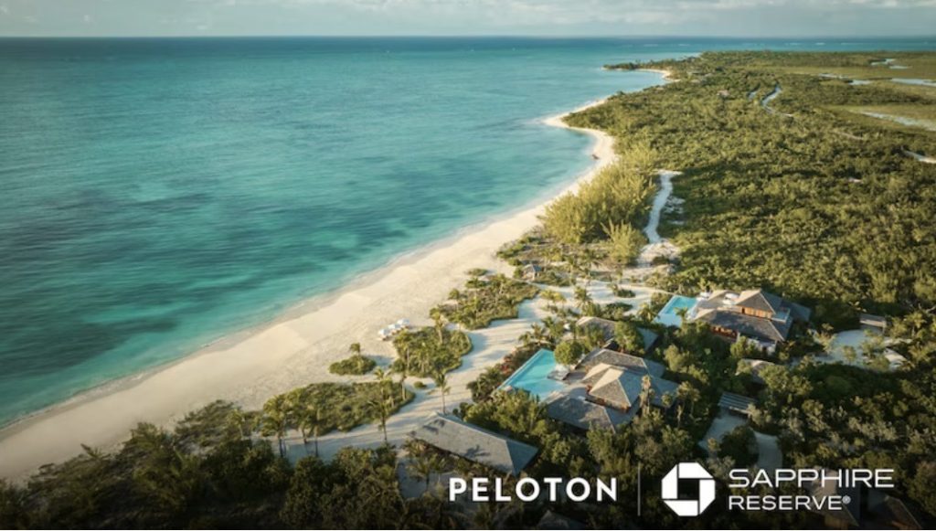Peloton Wellness Experience pool and villas at COMO Parrot Cay in Turks and Caicos