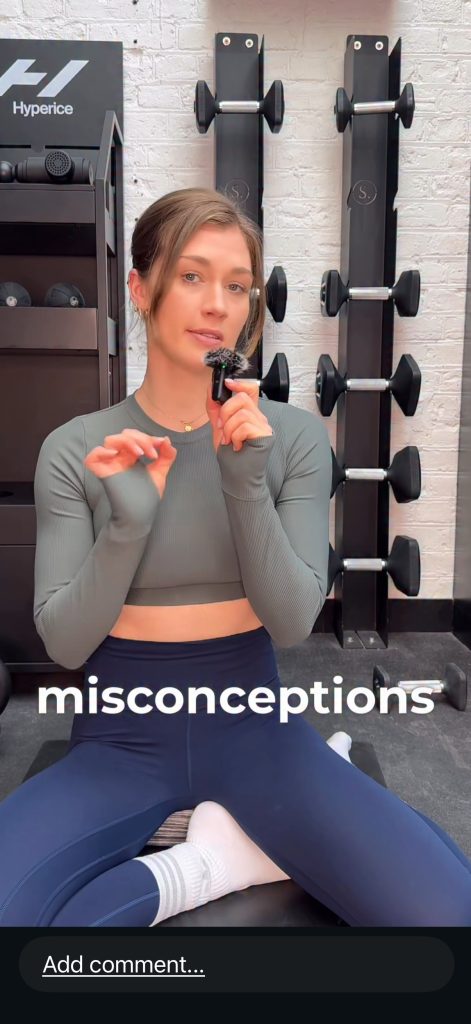 Volume and intensity training explained by Peloton instructor Dr. Charlotte Weidenbach in Instagram vide