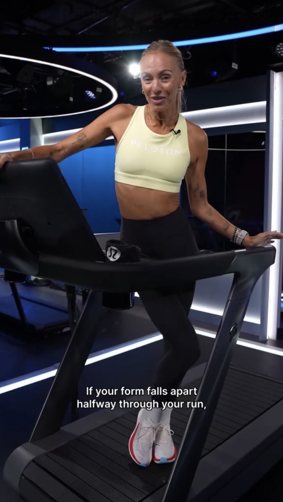 Becs Gentry Strength for Runners quote on running form breakdown