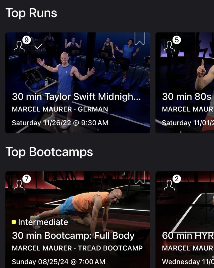 Marcel Maurer 5 Year Peloversary Tread and Bootcamp classes
