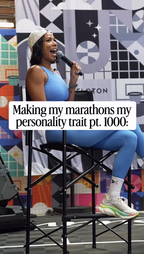 Kirsten Ferguson Chicago Marathon announcement at TOGETHXR House event
