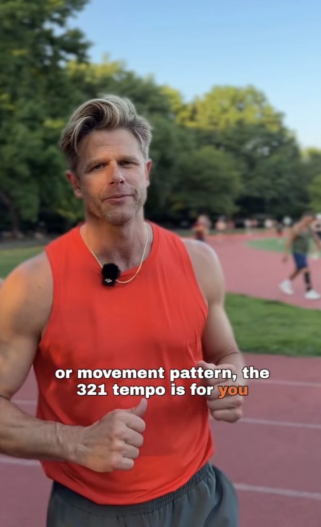 Andy Speer 3-2-1 tempo demonstration on Instagram