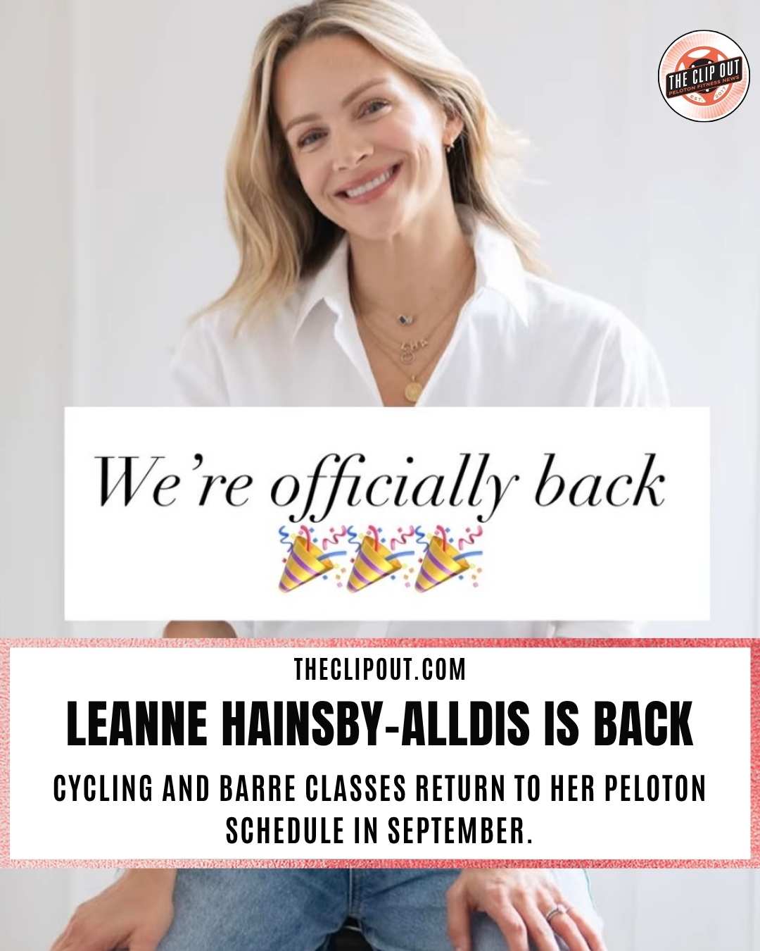 Leanne Hainsby-Alldis back in September