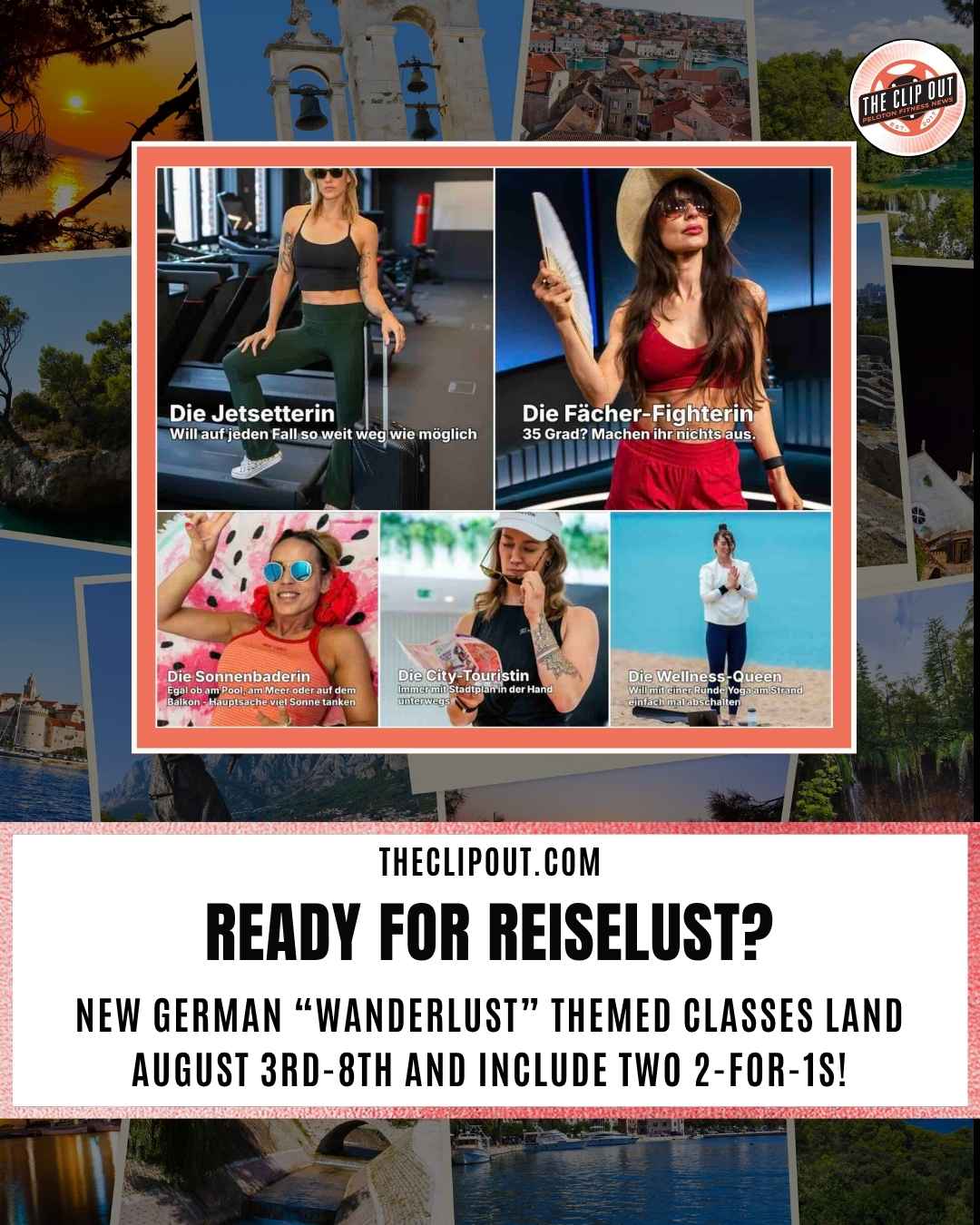 Peloton Reiselust Classes Launch New German Lineup