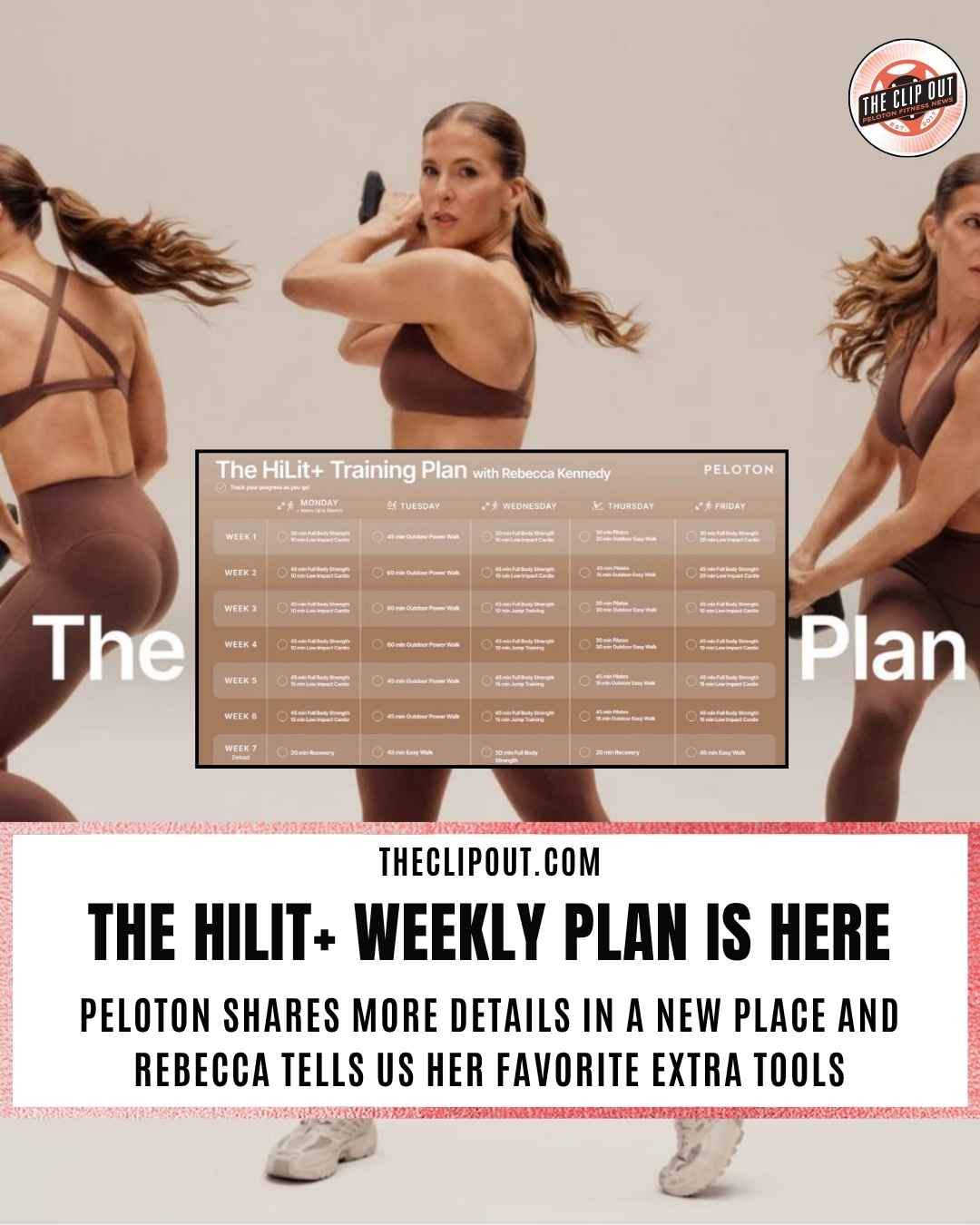 Rebecca Kennedy HiLit+ seven-week training plan schedule