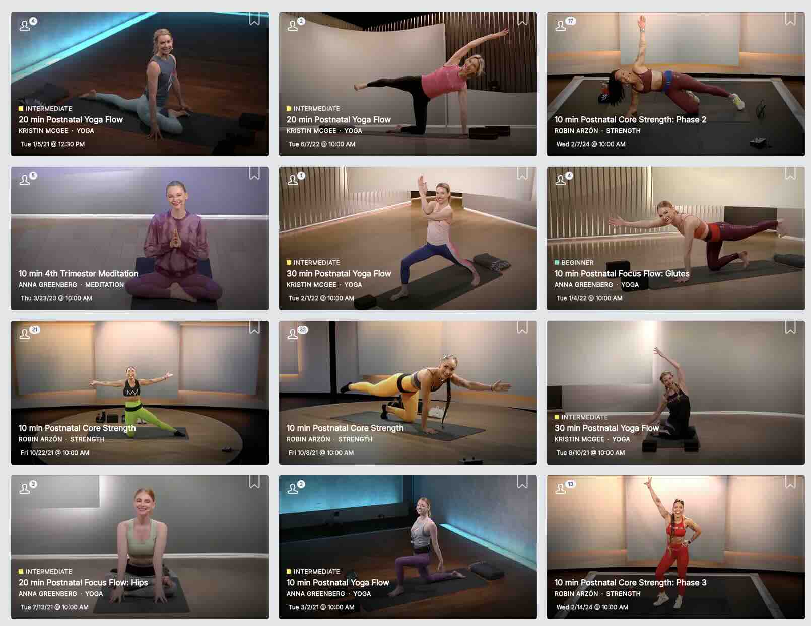 Peloton post natal content - will Selena Samuela add to postpartum content?